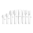 faqueiro berna aço inox 48pcs