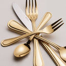 faqueiro avalon aço inox 30pcs. dourado