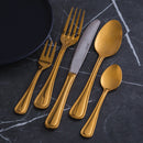 faqueiro avalon aço inox 30pcs. dourado