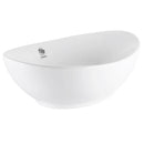 cuba de apoio de cerâmica branca