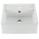 cuba de apoio de cerâmica branca