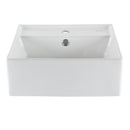 cuba de apoio de cerâmica branca