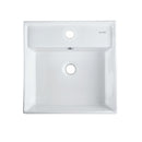 cuba de apoio de cerâmica branca