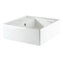 cuba de apoio de cerâmica branca