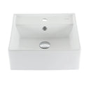 cuba de apoio de cerâmica branca