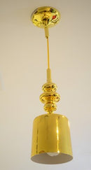 luminária pendente dourado