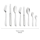 faqueiro pisa aço inox 101pcs c/estojo