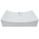 cuba de apoio de cerâmica branca