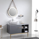 kit lavatório com espelho em led