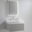 kit lavatório com espelho em led