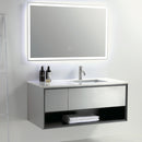 kit lavatório com espelho em led