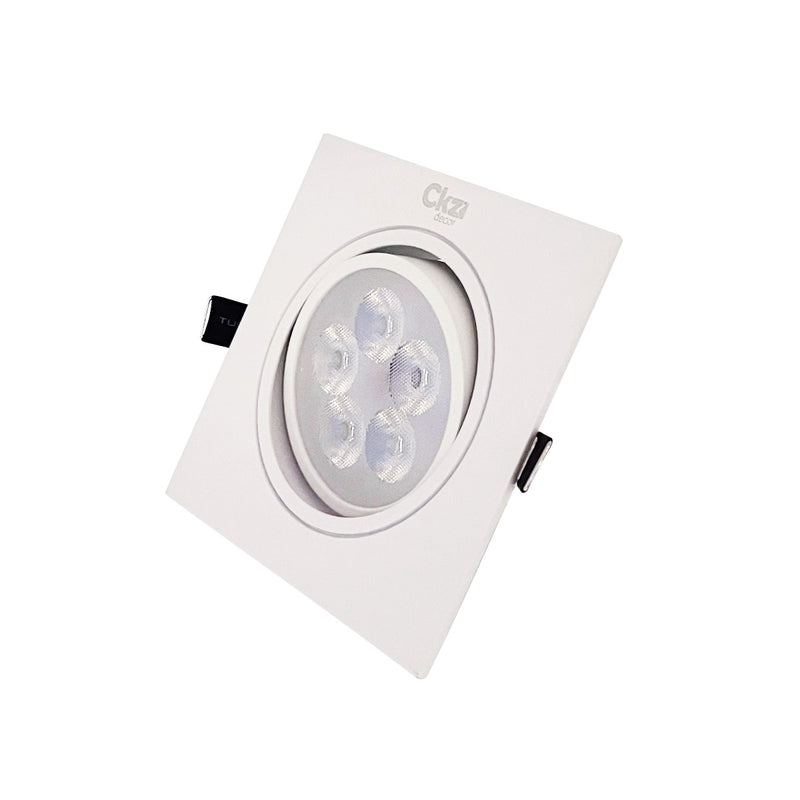 spot direcionável led 5w - branco quente