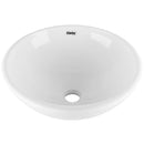 cuba de apoio de vidro branca