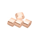 conjunto 4 anéis de aço para guardanapos rose elegance wolff
