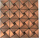 pastilha adesiva para revestimento de parede- rosê gold