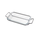 suporte aramado black com refratário- 34x20x8cm