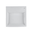 cuba de cerâmica branca com válvula oculta