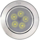 spot de alumínio direcionável led 5w - branco quente