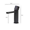 misturador monocomando para lavatório black matte