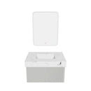 kit lavatório com espelho em led