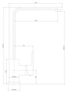 misturador monocomando para cozinha ou lavatório