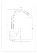 misturador monocomando para cozinha gourmet