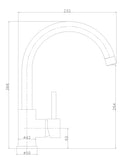 misturador monocomando para cozinha ou lavatório