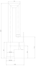 misturador monocomando para lavatório