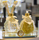 bandeja fence diva - gold 15x25 cm