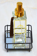 bandeja fence - ônix 10x10 cm