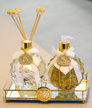 bandeja fence diva - gold 15x25 cm