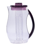 jarra transparente de acrílico lilás