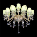lustre clássico de cristal clerkzdecor 1m de diâmetro e até 1,50m de altura
