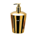 porta sabonete liquido spa golden strass (aço inox dourado)