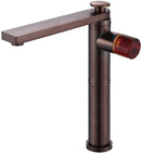 misturador monocomando para lavatório bronze e rubi