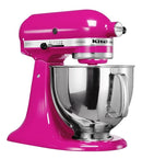 batedeira kitchenaid stand mixer artisan rosa- 110v