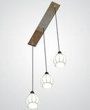 luminária pendente trio tulipas