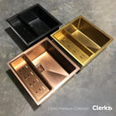 cuba cozinha linha recta quadrada aço inox 304