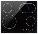 cooktop vitrocerâmico com 4 queimadores prime cooking 220v cuisinart