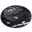 cuba de cerâmica com efeito marmorizado