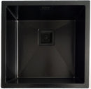 cuba para cozinha aco inox 304 quadrada 46cm black matte preto fosco