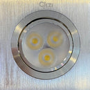 spot de alumínio direcionável led 3w - branco frio