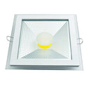 painel cob led de embutir 15w - branco frio