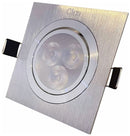 spot de alumínio direcionável led 3w - branco frio