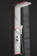 coluna de banho efeito marmorizado