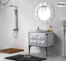 kit lavatório de aço inox