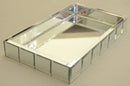 bandeja espelhada retangular- 24x13cm
