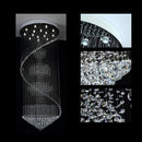 lustre de cristal e inox