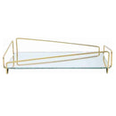 bandeja ângulo - gold 10x28 cm