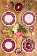 jogo de jantar royal ruby- 20 peças